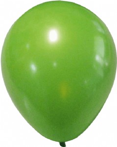 空飄11"珍珠氣球-萊姆綠